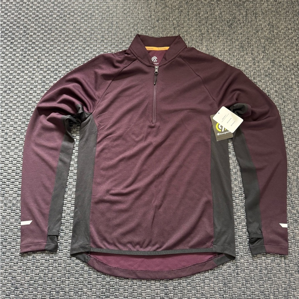 C9 by Champion Purple and Black Quarter-Zip Pullover men’s S Brand New